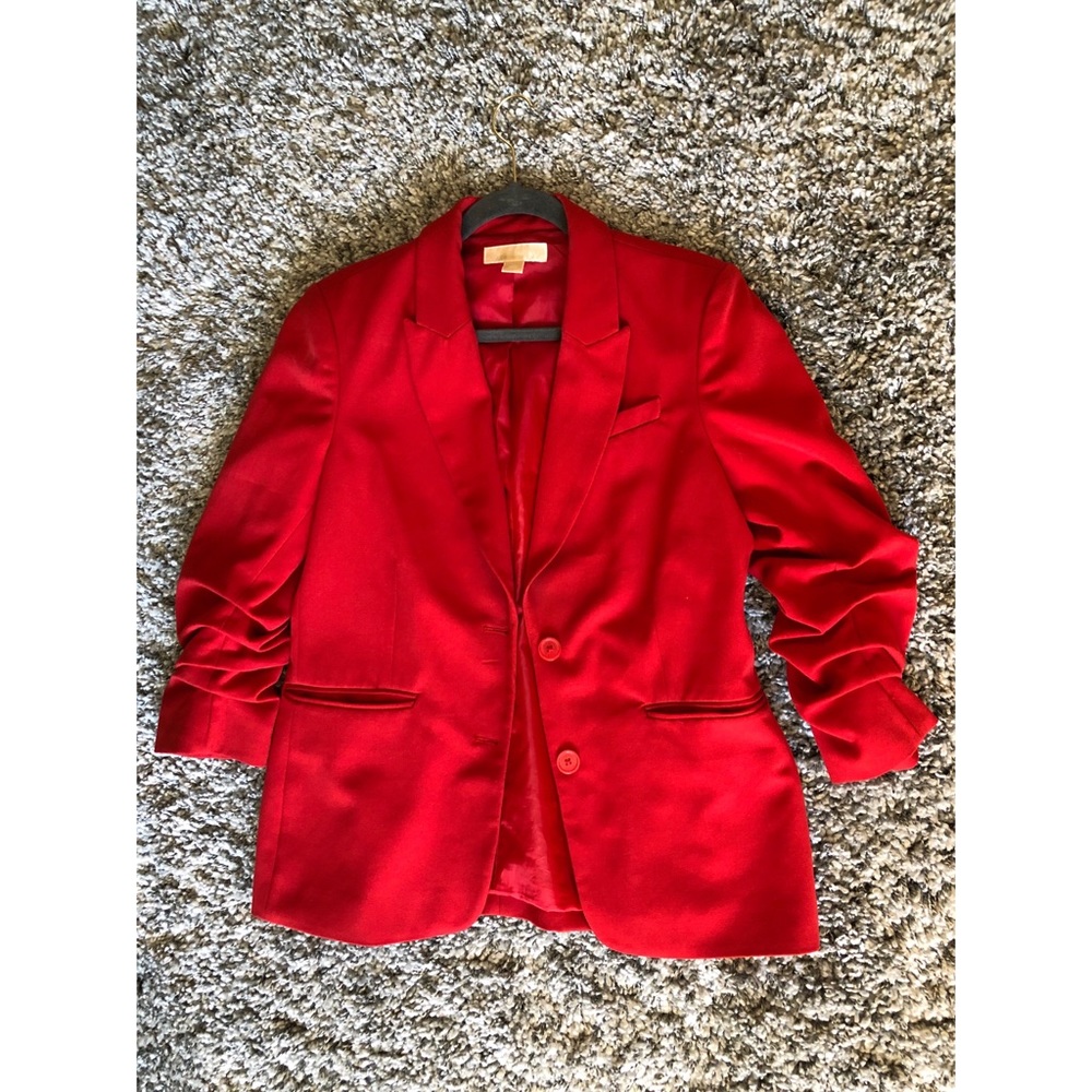 Michael Kors Red Blazer 3/4 sleeves
